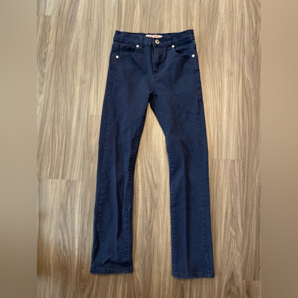 Old Skool Boys Dark Blue Straight-Leg Jeans size 10 - Picture 1 of 7